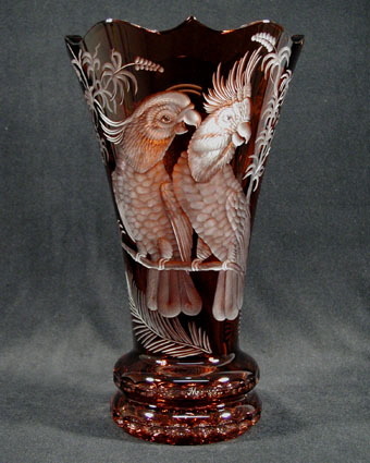 Vase 36 cm "Kakadu" (Nr. 17179)