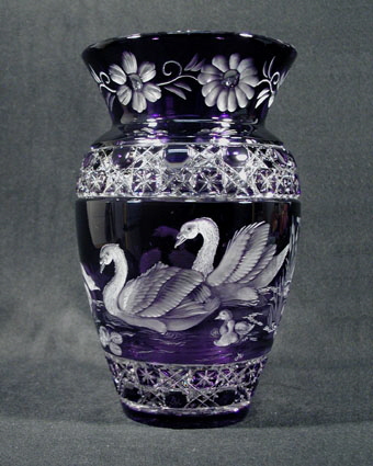 Vase 28 cm "Schwan" (Nr. 17265)